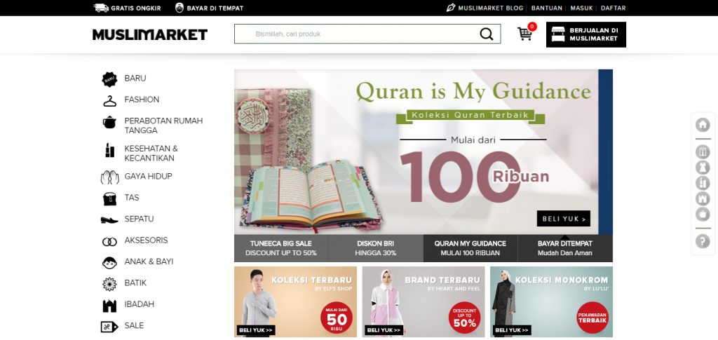 Kelebihan Belanja di Muslimarket