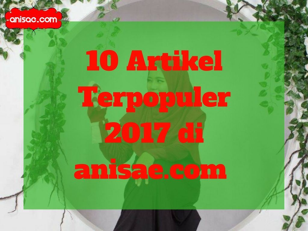10 Artikel Terpopuler 2017 di anisae.com
