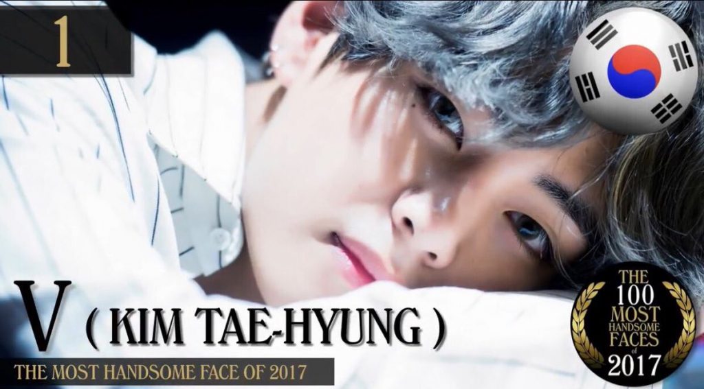 V BTS Mendapatkan Predikat Peringkat 1 Most Handsome Face 2017 Versi TC Candler, Artis Dan Aktor Indonesia Ada Yang Masuk Top 100 Lho!