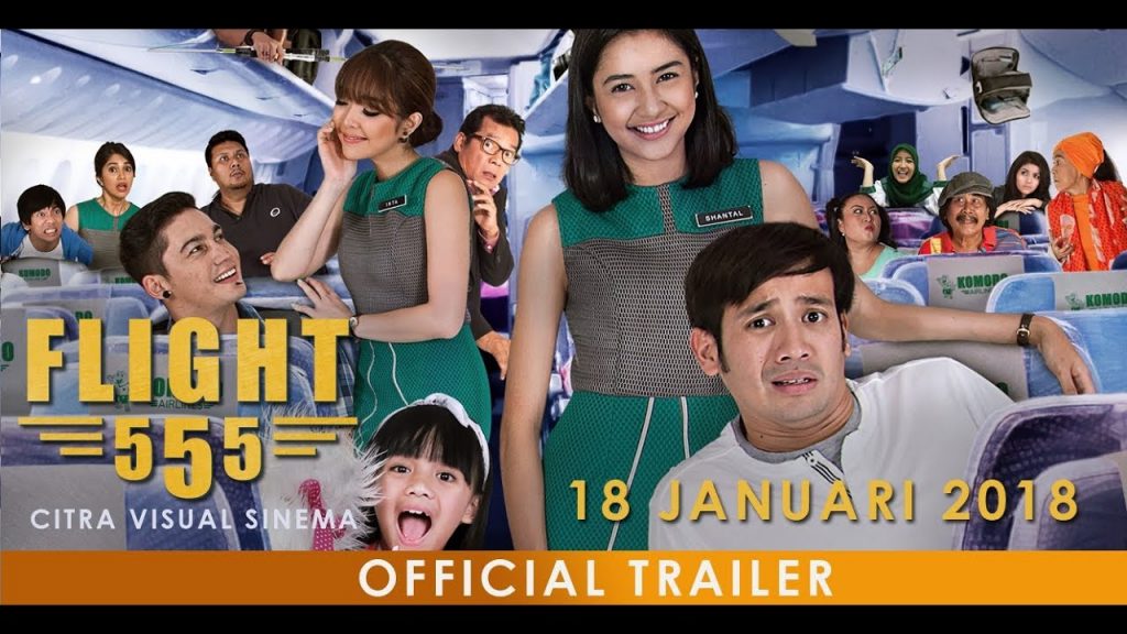 Review Film Flight 555, Awas Bikin Sakit Perut!